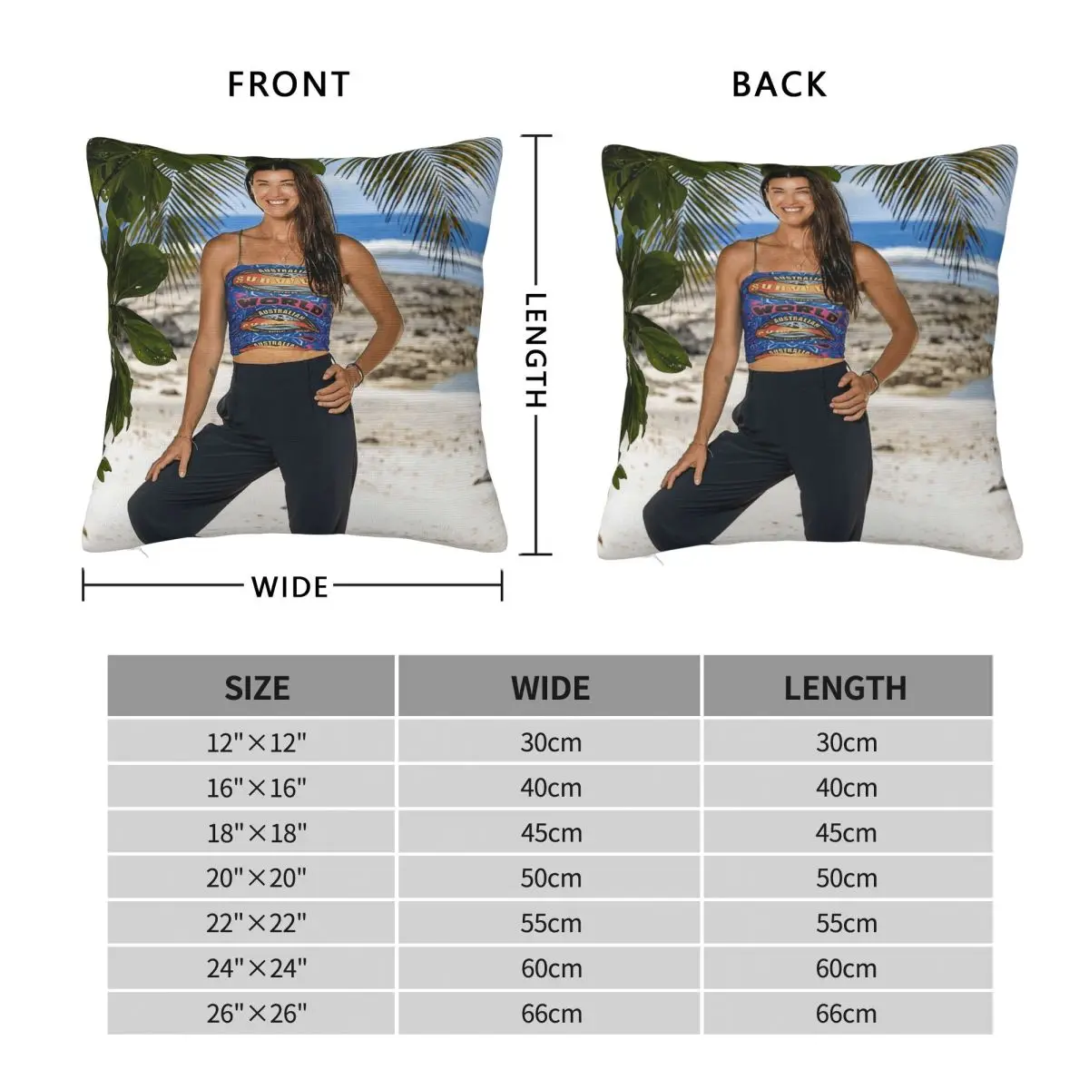 Parvati Shallow Australian Survivor Pillowcase Polyester Linen Velvet Printed Zip Decorative Pillow Case Sofa Cushion Case