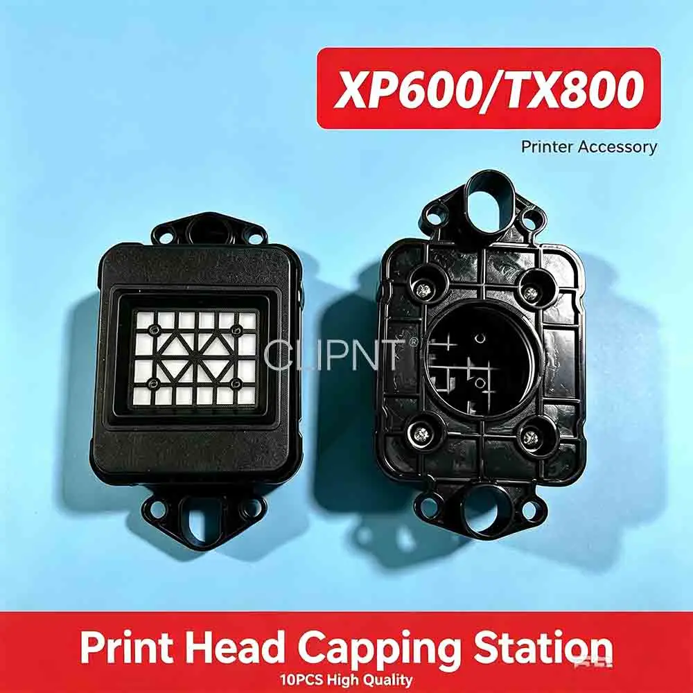 CLIPNT 10PCS Printhead Capping Station Caps for XP600 TX800 DX9 DX11 Solvent Printers - Printhead Protection Covers