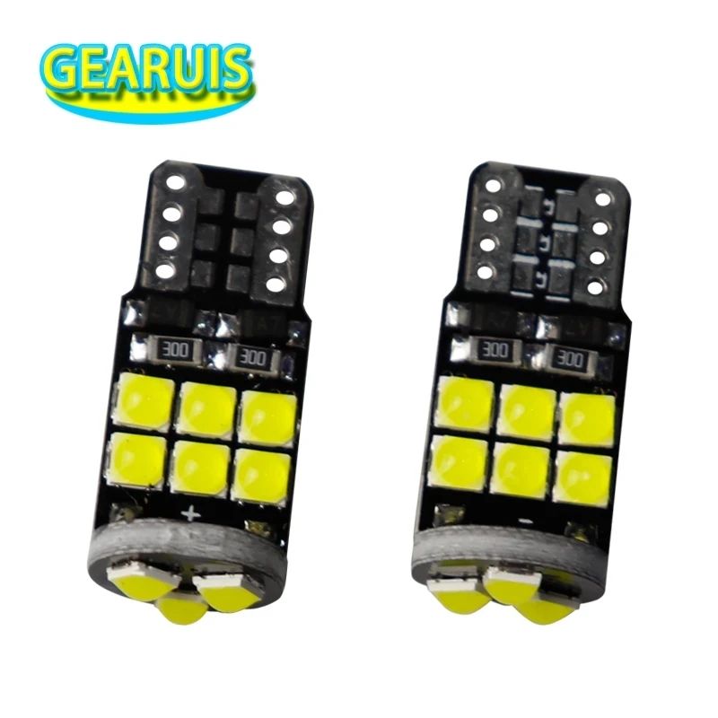 

100X 1W LED W5W T10 15 SMD 3030 LED 1W 194 168 Auto Car Side Parking Interior lights Side Light Marker Dome Lamps 12V