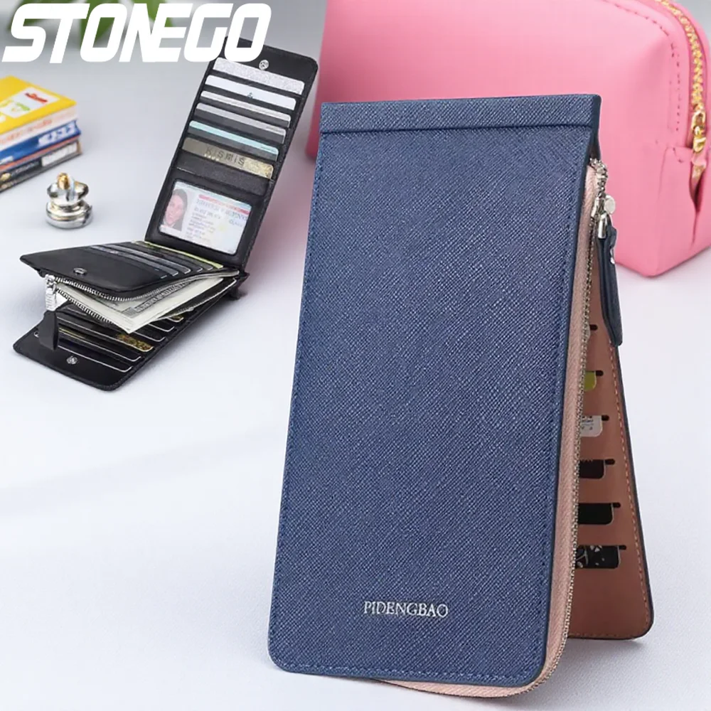 

Винтажный деловой держатель для кредитных карт, 26-слотовый органайзер для удостоверения личности, дешевый пакет держателей для денег