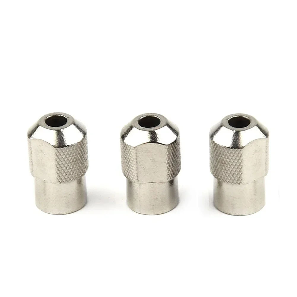 3pcs M8x0.75 Drill Chuck Electric Grinder Chuck Nut Collet Drill Bit Cap Fixture Tools For Dremel Rotary Tool NEW