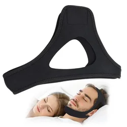 Anti Snoring Strap Snore Stopper Belt Anti Snoring Triangle Headband Belt Bandage Sleeping Support Masks Mouth Guard Sleeps Aids