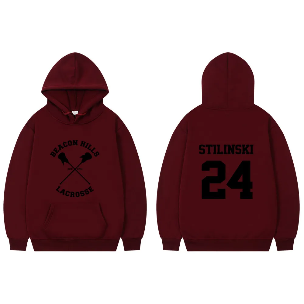 Fashion Beacon Hills Hoodies Men Women Teen Wolf Fan Stilinski 24 Trucksuit Unisex Hoodie Sport Hip Hop Clothes Sweatshirts Tops