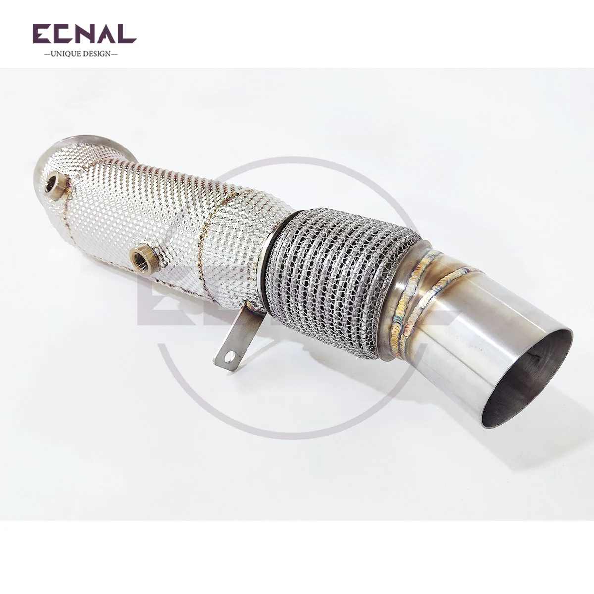 

Ecnal Exhaust Pipe for 2016+ BMW 640i F06 F12 F13 N55 3.0t High Flow Quality SS304 Automotive Exhaust System Downpipe