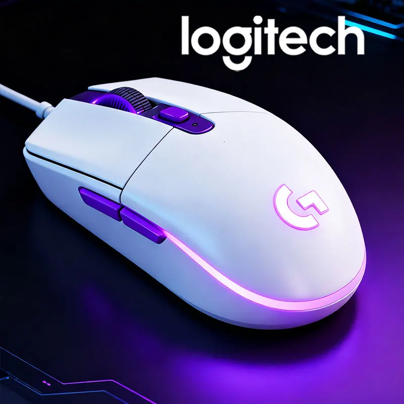 

Logitech G102 Wired dual-mode video game mouse, lightweight, no delay, team battle pull the follower super awesome Logitech G203