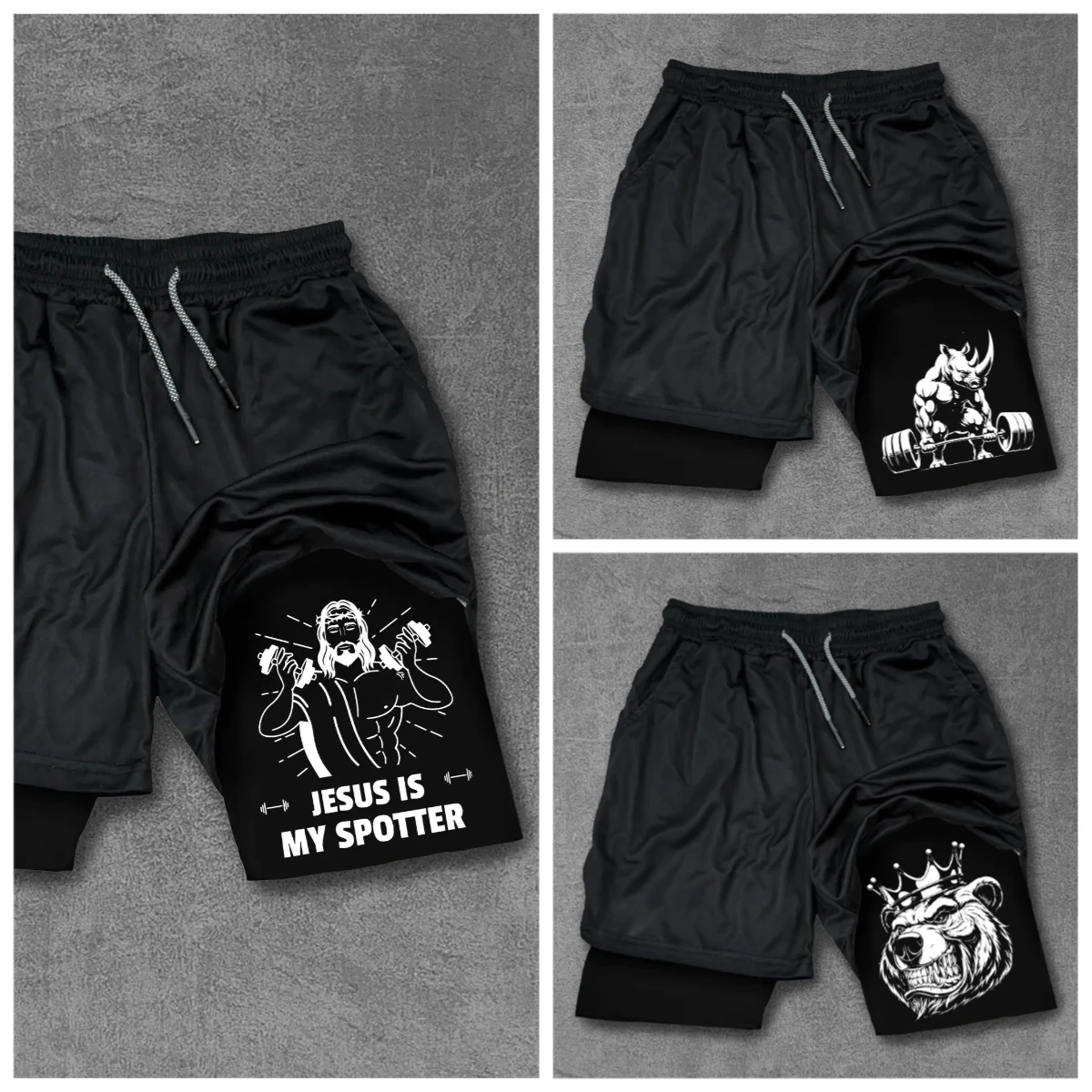 

Мужские шорты Demon Slayer Muki Muki Performance, дышащие спортивные шорты с пауком, шорты для бега и физической подготовки, 2025 г.