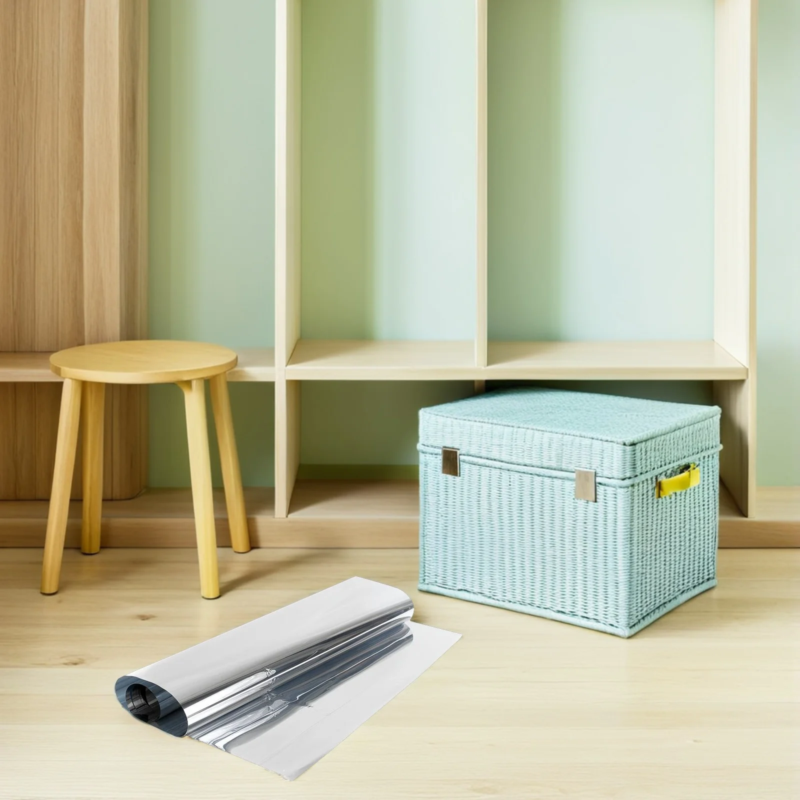 فيلم نافذة عازل للحرارة طريقة واحدة لون زجاجي للخصوصية غطاء ثابت مقاوم للماء للحماية من الشمس للمنزل والحمام