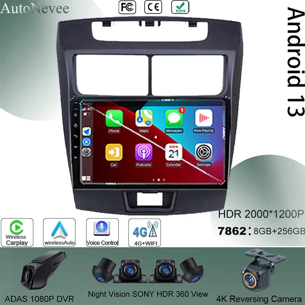 

Auto Android 13 For Toyota Avanza 2010-2016 Car Radio GPS Navigation Stereo Multimedia Video Player Screen QLED CPU HDR WIFI