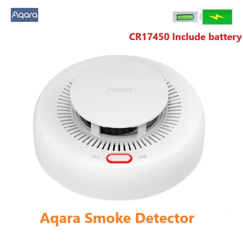 AQARA Smart Smoke Detector Sensor Zigbee 3.0 Fire Alarm Monitor Sound Alert Home Security APP Work with Xiaomi Mi home Homek APP