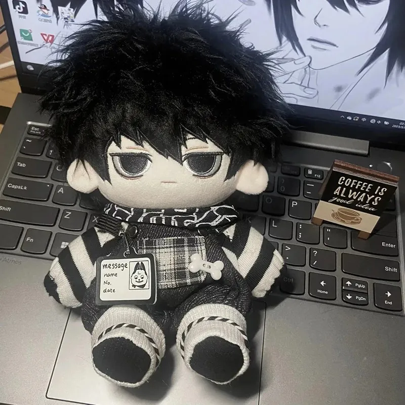 L Lawliet-Marionnette à habiller en coton pour enfants et adultes, jouets en peluche Kawaii, cadeaux à collectionner, anime COS Death Note: Rewrite