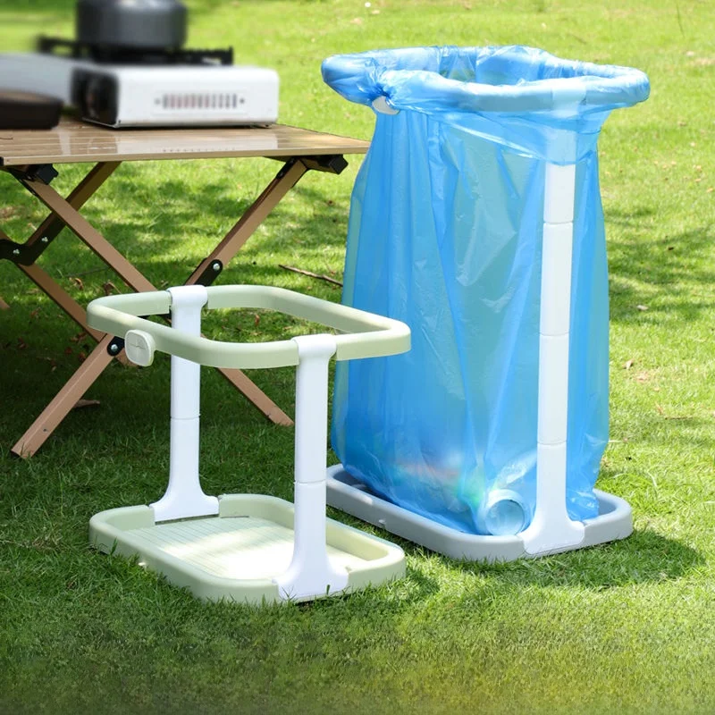 

Portable Outdoor Cam BBQ Plastic Bag Stand Household Kitchen Waste Paper Ra Universal Purpose Home Cleaning Tool
