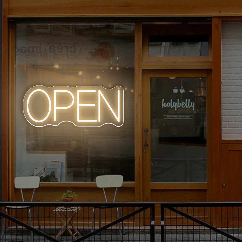 12 لون مفتوح النيون مرحبا بكم في تخزين علامة متجر متجر مصباح ليد ترحيب متجر مفتوح علامة مخصصة ليلة ضوء جدار ديكور #5