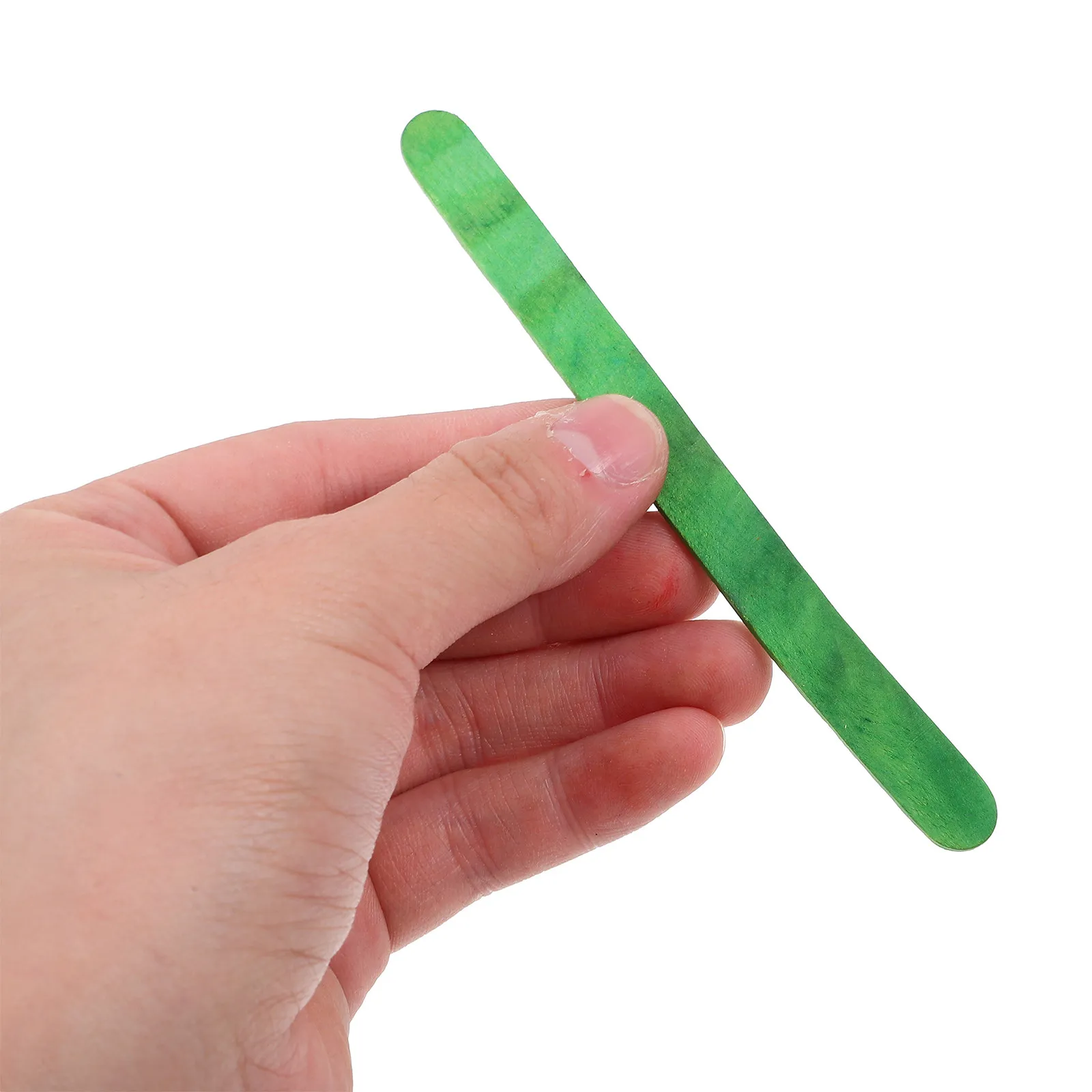 

100Pcs Colored Snow Ice Cream Wood Craft Sticks Non-Waxed Smooth Surface for DIY Crafts Classroom Counting Art Projects