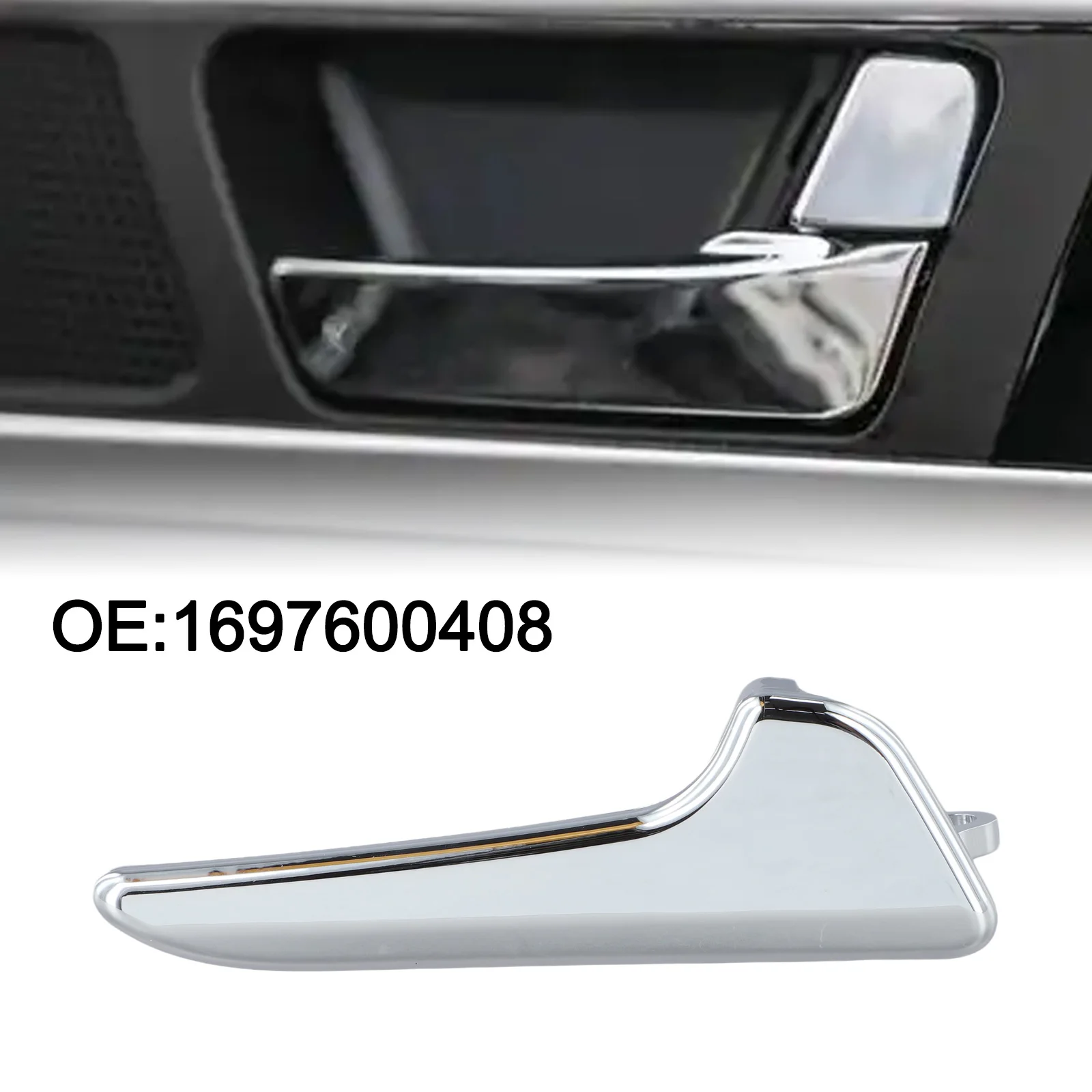 ABS Plastic Handle Chrome Door Handle As Shown In The Figure Chrome Finish Hassle-Free Installation For Mercedes Vehicles