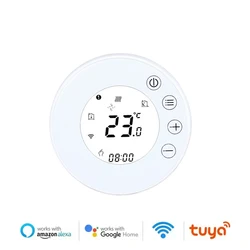 X7HGB Wifi akıllı isıtma termostat LCD ekran ses kontrolü Alexa Tuya Alice/elektrikli/su kat sıcaklık kontrol cihazı