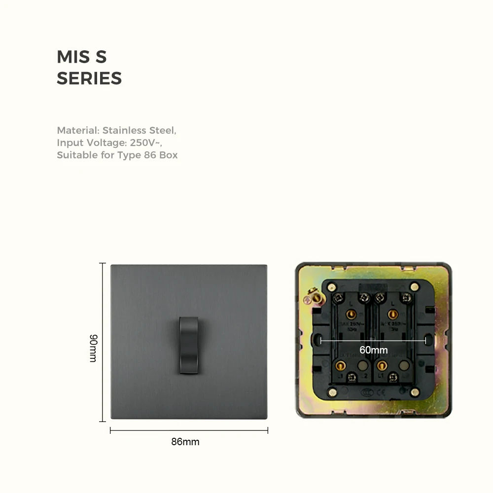 Avoir رمادي زر الضغط لحظة سليم الإطار مفاتيح كهربائية للمنزل Fr S نوع إعادة تعيين التبديل باهتة التبديل ضوء داخلي Cat6 مقبس كهربائي مفتاح كهربائي مقابس كهربائية سويتش كهرب الألواح الجدارية مكتب مفاتيح فرن كهربائي جينرا #5