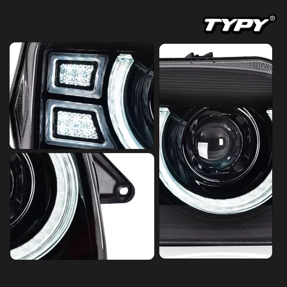 TYPY Car Lights For Suzuki Jimny LED Headlights 2007-2015 Head Lamps DRL Daytime Running Light Turn Signal Car Accessories