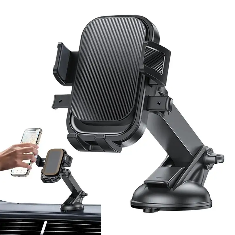 

Cell Phone Mount Car Phone Holder Suction Mount Dashboard Smartphone Bracket With Suction Cup Cradle For Automobile Cellphone