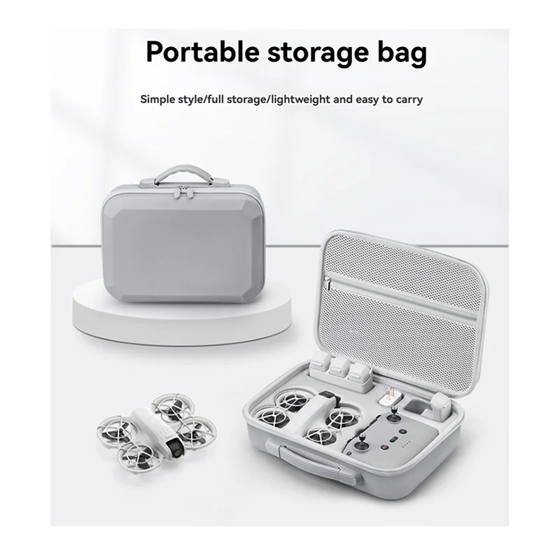 Para DJI Neo bolso de hombro PU controlador estuche de almacenamiento bolso rígido para drones y accesorios-ABJU
