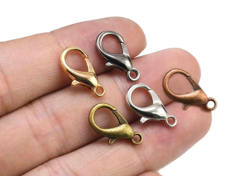 

20 шт застежки-карабины, латунная застежка-карабин, 16x8,3 мм, застежка-карабин, застежка для браслета, соединитель цепи, изготовление ювелирных изделий RP189