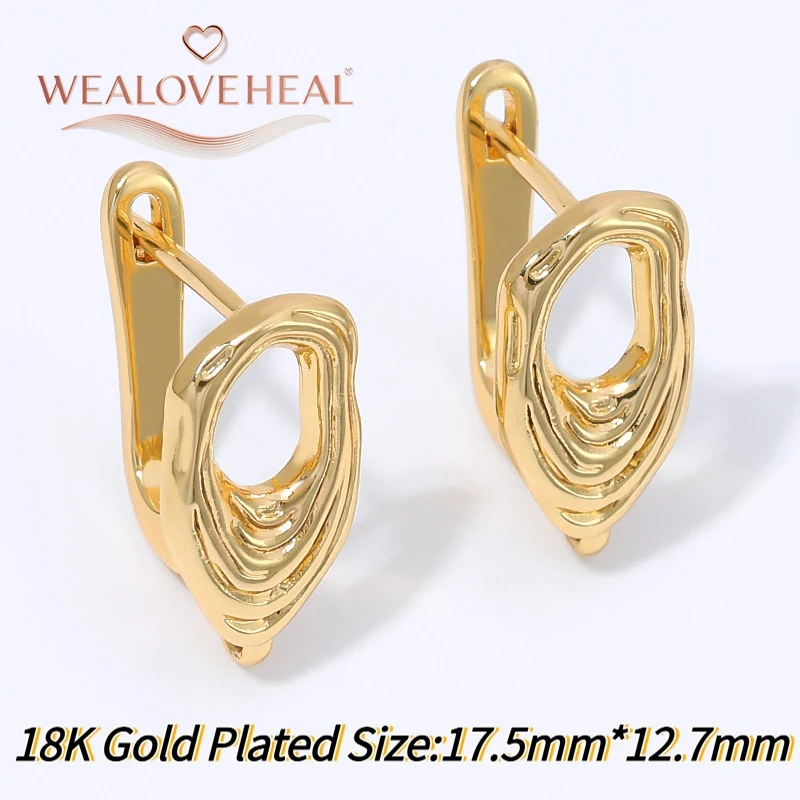 ohrringe selber machen, schmuckherstellung zubehör, Handgefertigte DIY-Ohrringzubehör-Accessoires, modisch, 18 Karat vergoldet, Schneckenform, Leverback-Ohrhaken, hochwertige Ohrringhakenverschlüsse – Detail 25
