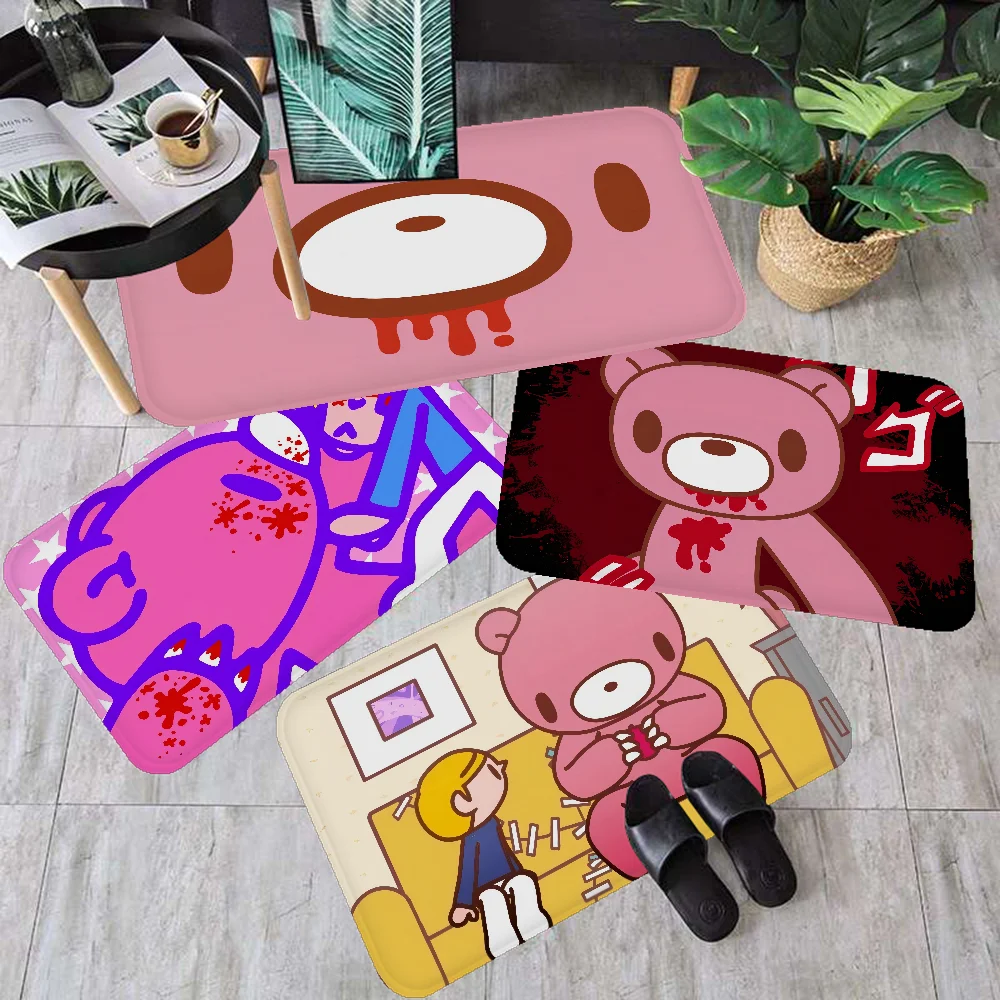 Cartoon G-gloomy Bear Floor Mat Floor Mat Retro Multiple Choice Living Room Kitchen Rug Non-Slip Modern Home Decor