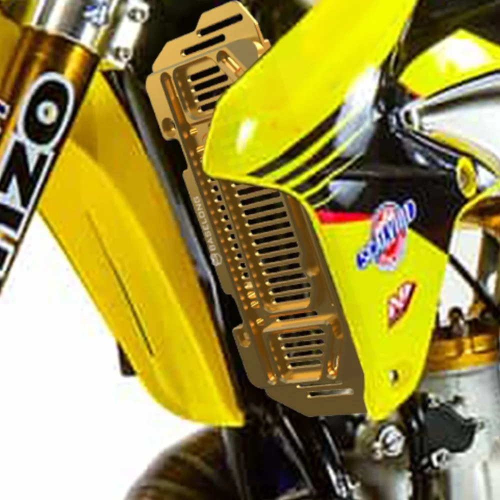 For Suzuki DRZ400S 2000-2023 Motorcycle Side Radiator Head Grille Cover Guard Protector For RM250 RM125 DRZ400 DRZ400E DRZ400SM