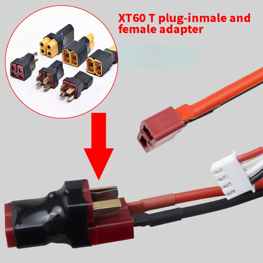 Plastic Parallel Adapter Accessories XT60 To XT30 Converter Connector Replacement Parallel Connector for Lithium Battery
