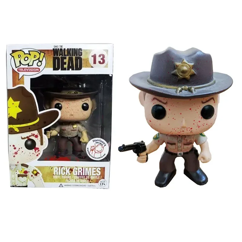 Funko Pop the Walking Dead Amc Rick Grimes 13# Daryl Dixon with Dog 1182# Tyreese DIXON 71# Vinyl Figure Collection Model Toys