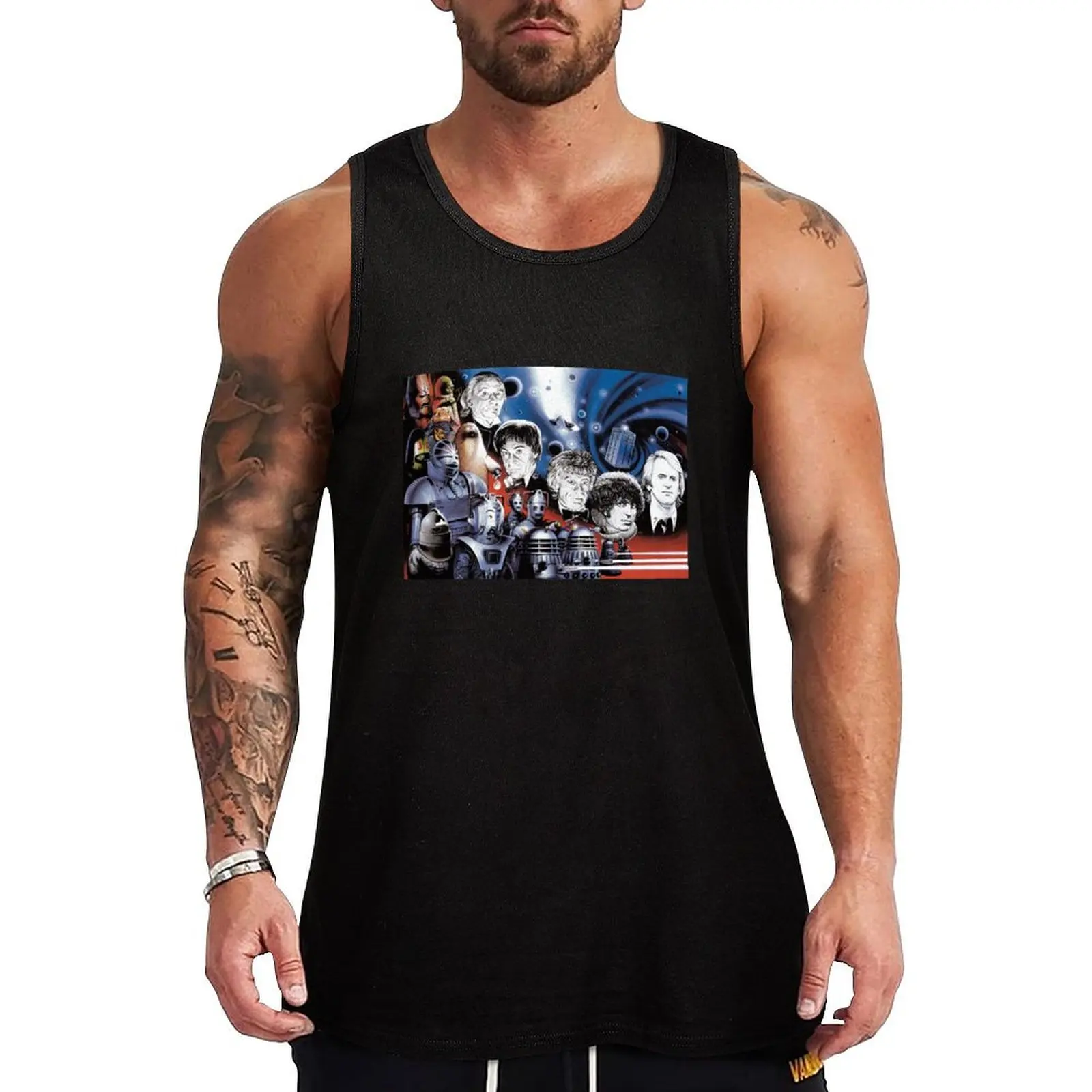 The Five Doctors 20th Anniversary Tank Top No Wrinkle Tank Top Casual Daily Sleeveless Wear