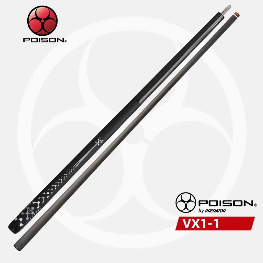 

58In VX Venom Carbon Fiber Break Jump Billiard Pool Cue Stick 12.9mm