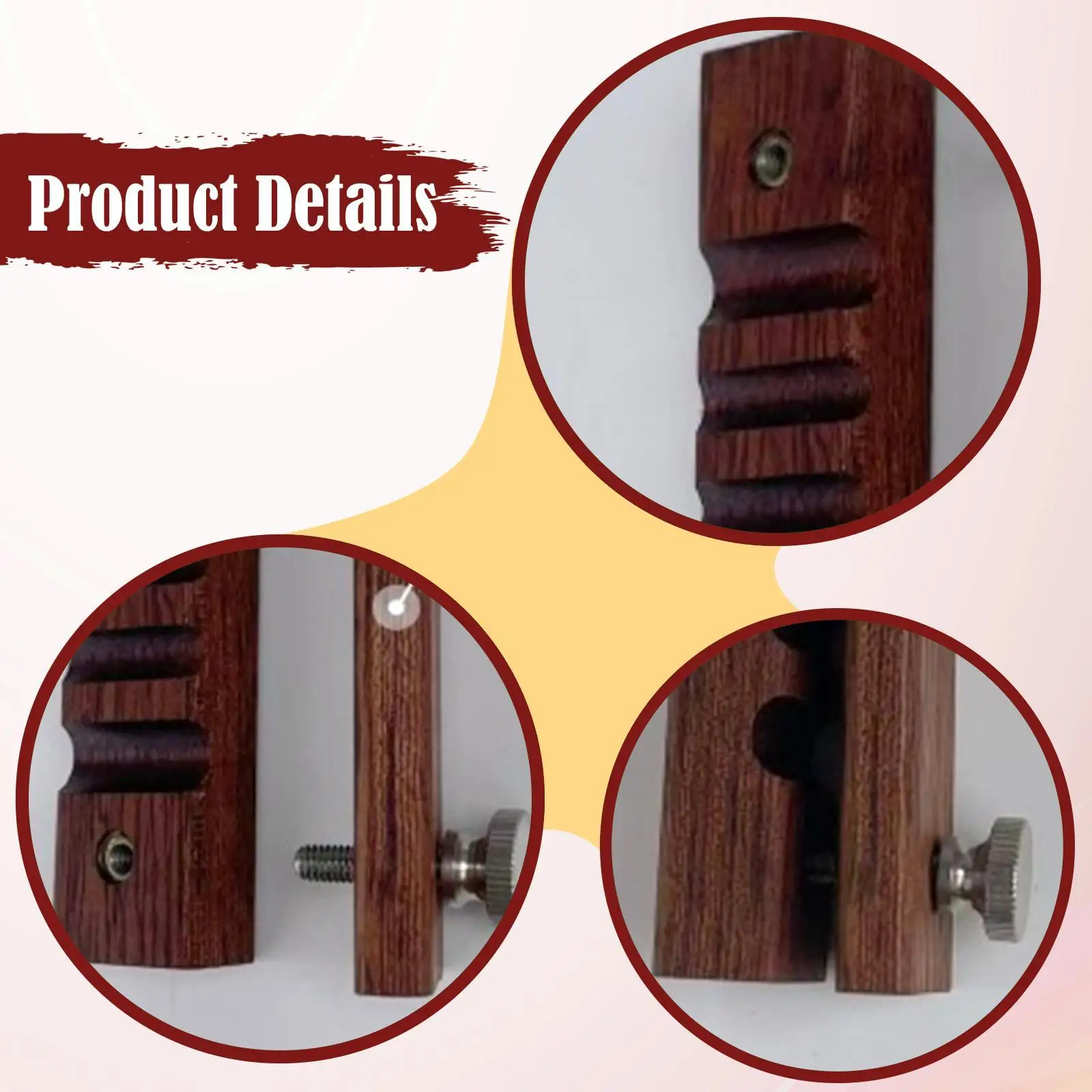 Cord Adjuster Wooden Organizer Chandelier Fitting Lamp Cable Shortener for Ceiling Pendant Lights in Bedroom Kitchen