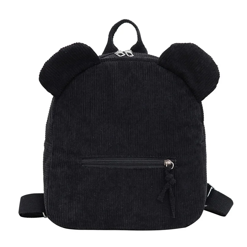 Kids Backpacks for Boy Corduroy Casual Travel Bag Corduroy Fashionable Women Bag Backpack Mother Kids Bags for Girl School Bag