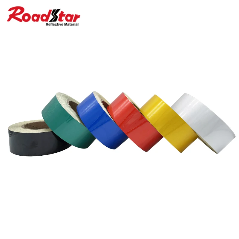 Roadstar 5cmX45.7m PET Reflective Tape Car Sticker Warning Mark for Auto Motorcycle Car Sticker Night Light Shining RS-3100