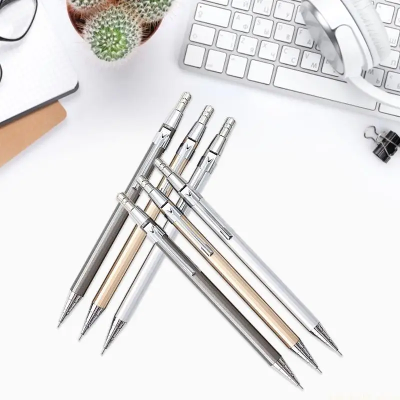 6 Pieces Mechanical Pencils Automatic Pencils Drawing Pencils for School Office