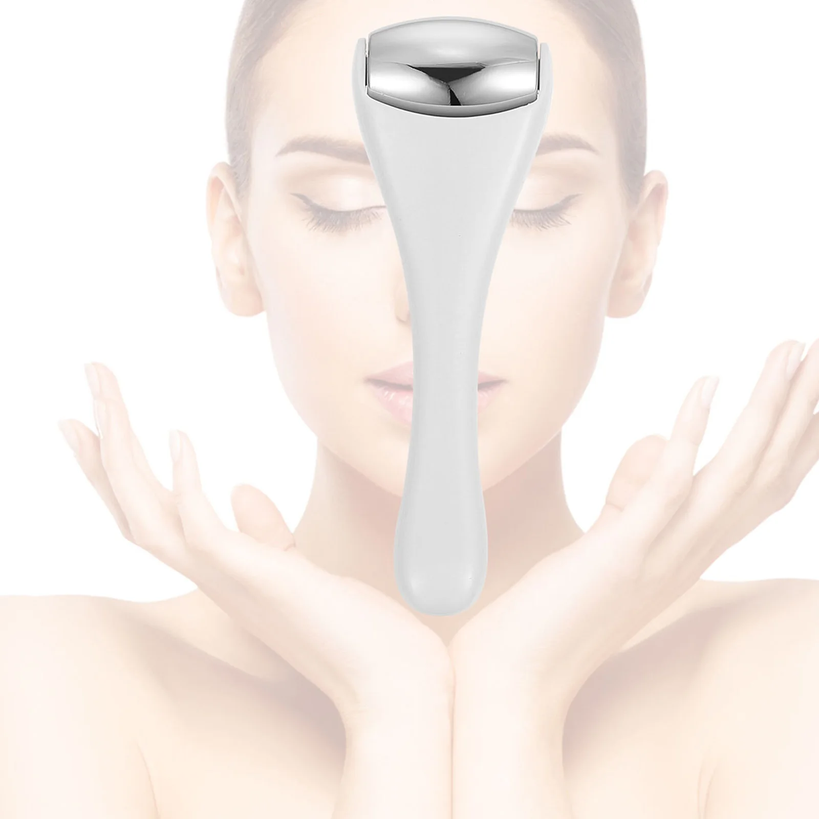 1 قطعة يده الوجه مدلك العين الأسطوانة ABS سبيكة كريم عين الرصاص في قضيب مكافحة الشيخوخة إزالة التجاعيد الهالات السوداء الاسترخاء أداة