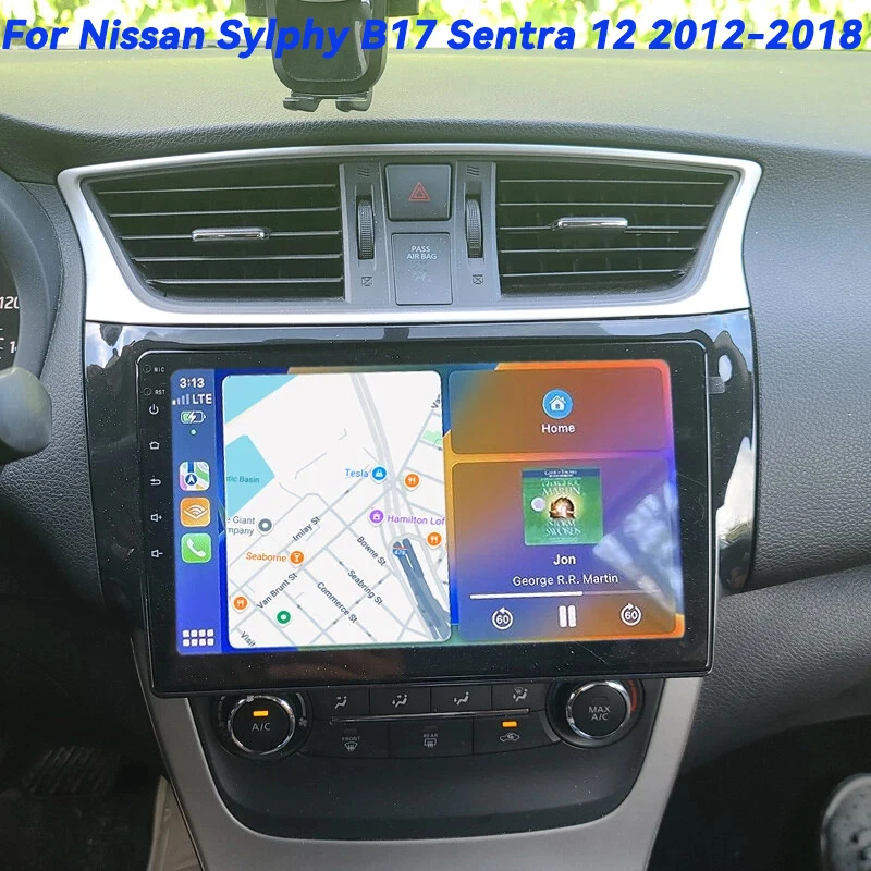 Android 16 Carplay Auto For Nissan Sylphy B17 Sentra 12 2012 -2017 2018 Navigation gps Car Radio Stereo Multimedia Player DSP BT