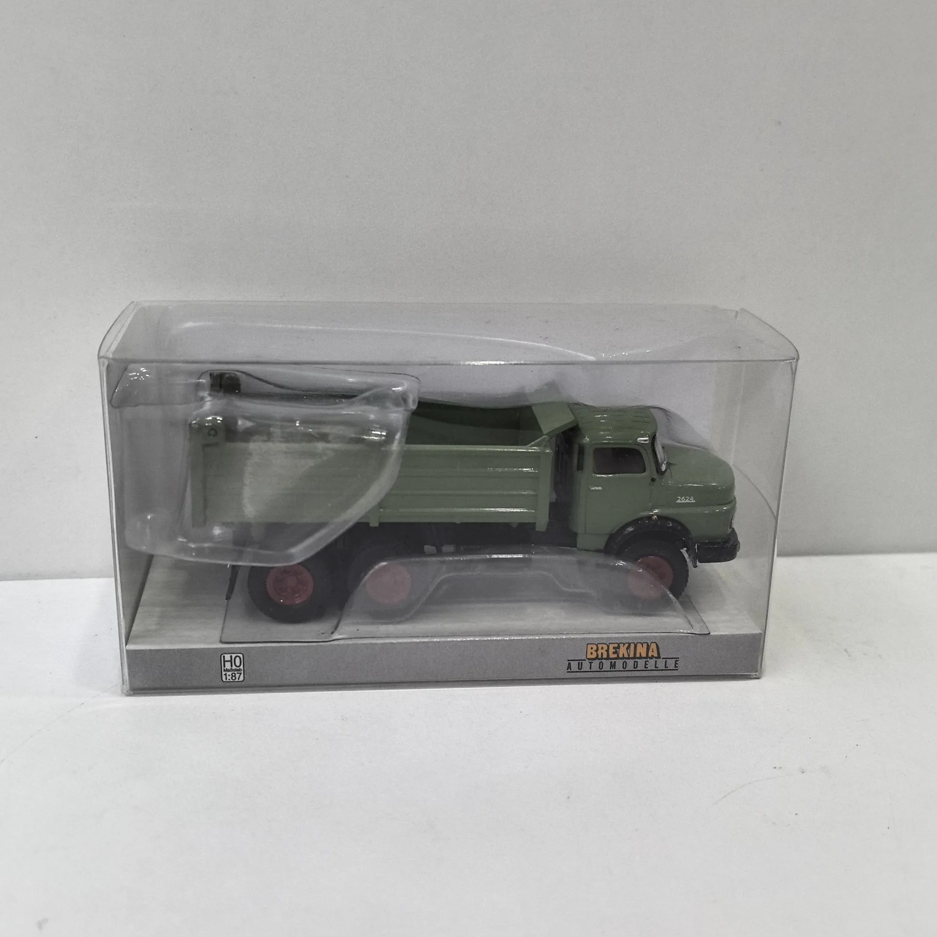 

Литой под давлением BREKINA HO масштаб 1/87, BENZ MB LAK 2624, пластиковая модель кузова KIPPERA, модель автомобиля BENZ Van, коллекционная игрушка в подарок