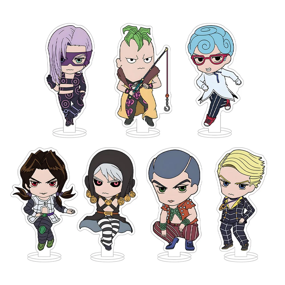 Anime Peripheral Store JoJo`s Bizarre Adventure: Golden Wind Jolyne Cujoh Ermes Costello Foo Fighters Acrylic Stand Decor Gifts