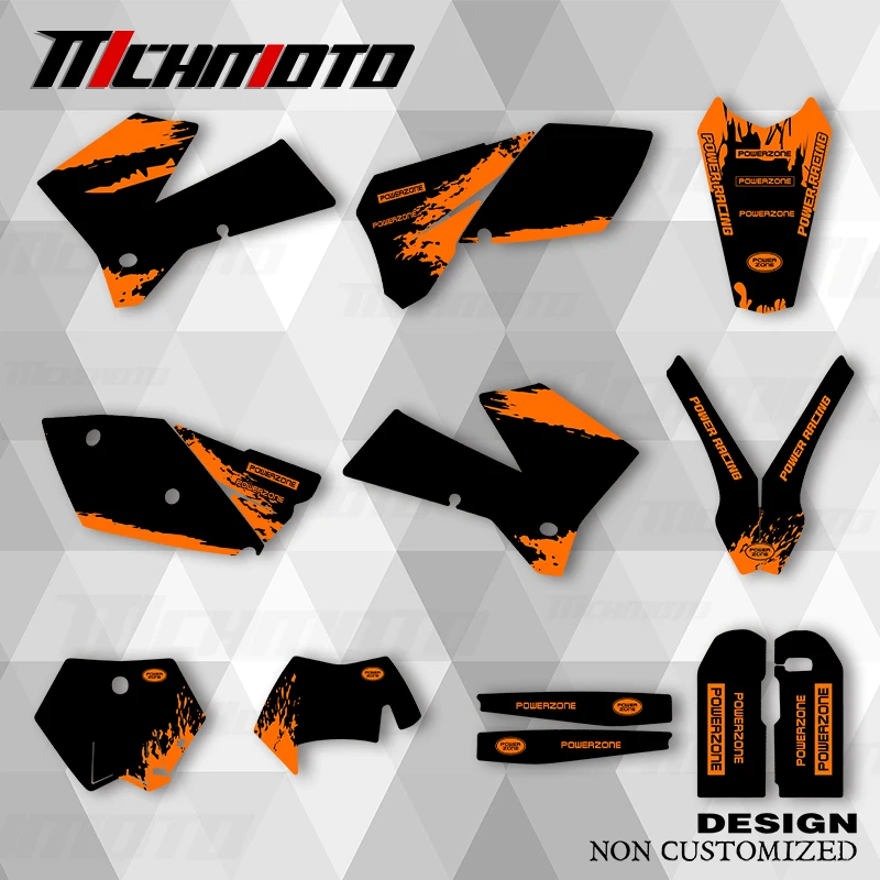 

MCHMFG новый стиль графические наклейки наборы наклеек для KTM SXF 2005 2006 EXC 2005 2006 2007 XCF 2006 2007