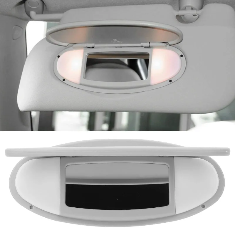 For BMW Mini R50 R55 R56 Car Front Sun Visor Sunshade Makeup Mirror Mini Sunshade Plastic Cover  2007-2014 51167361833