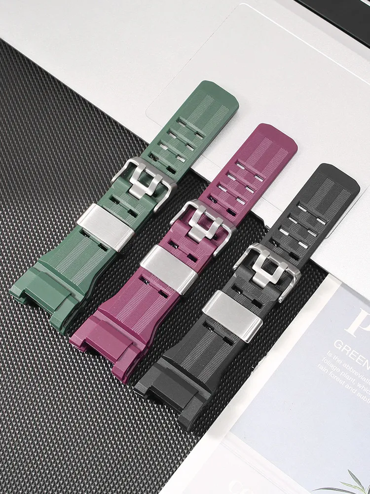 Silicone Watch Strap Is Suitable for Casio G-SHOCK Third Generation Big Mud King GWG-B1000 3A/1A/1A4 Accessories - view 2