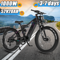 VITILAN T7PRO Electric Bicycle 1600W Peak 52V20Ah Lithium Battery Hydraulic Brake Electric Bike 26Inch Fat Tire City Road E-Bike