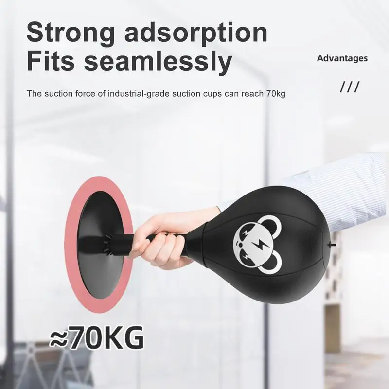 Punching Bag Desktop Punching Bag Stress Buster With Suction Cup Desk Table Boxing Punch Ball Suction Cup Reduce Tension Toys