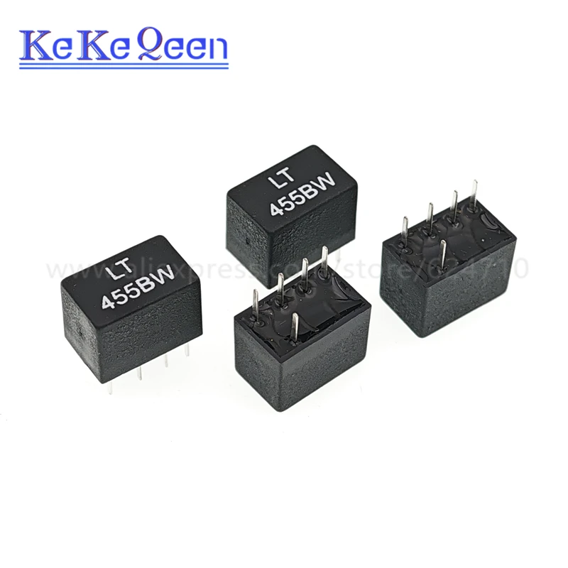 10Pcs/lot NEW Original LT455BW LT 455B 1+4 5Pin DIP-5 455KHz Ceramic Filter for Communication