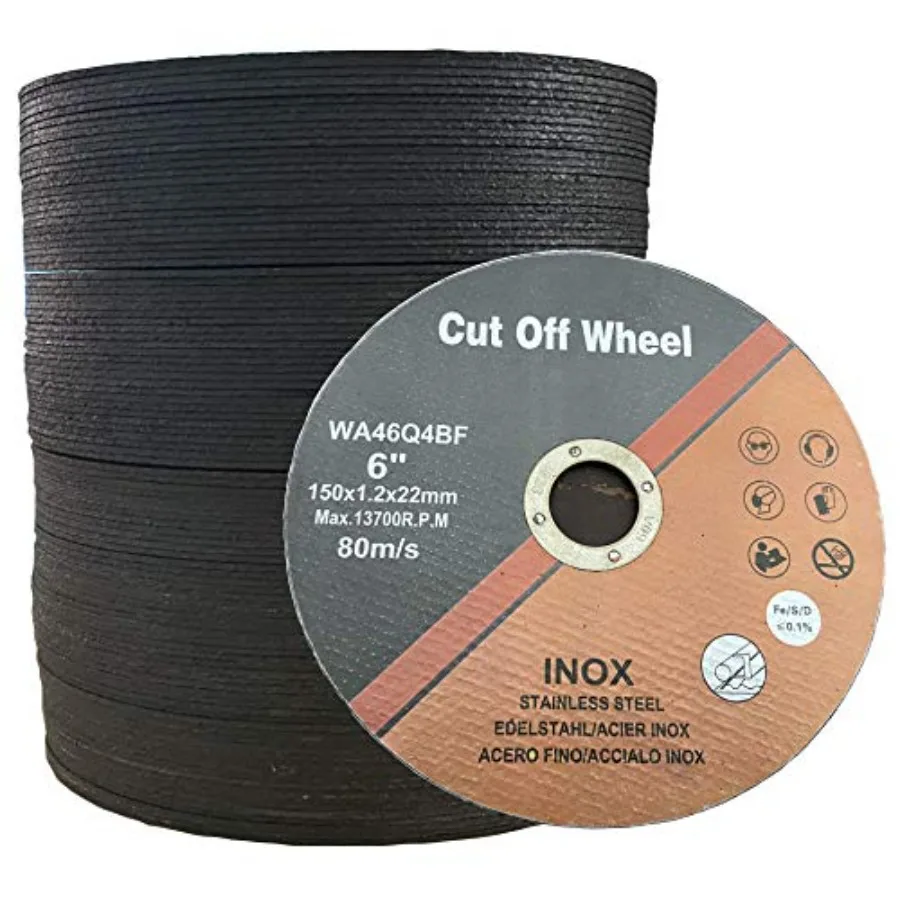 

PCS Cut Off Wheel 6 Inch 6" x.047 x7/8" Cutting Disc for Angle Grinder Ultra Thin Metal and Stainless Steel