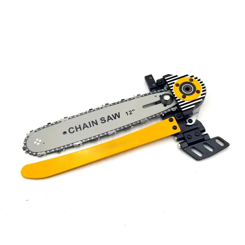 HT2021024 Electric Chainsaw Cutter Beam Cutter Circular Saw Blade Chainsaw Attachment Adapter Steel for Woodworking Tools