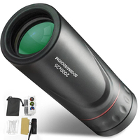 Monocular Telescope Upgrade 2000X25 HD Monoculars for Adults With Phone Adapter Pocket Monoscope Binoculars for Stargazing Gifts