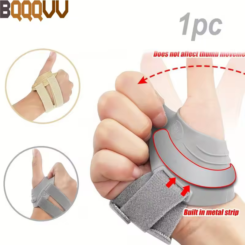 Soporte para el pulgar para osteoartritis, dolor en las articulaciones CMC, inmovilizador para el pulgar, correa para la muñeca, para mano izquierda o derecha, 1 unidad