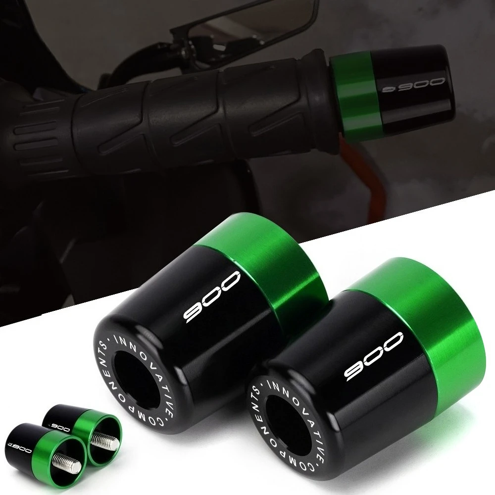 

7/8'' 22mm motor handlebar grip ends For Kawasaki Z750 Z1000 Z800 Z900 Z650 CNC Motorcycle Handlebar Cap Hand Grips Bar End Plug